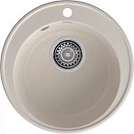 GranFest QUARZ (ECO-08) Мойка чаша D=480мм (белый)